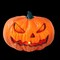 RCHOme; 12" Orange LED Light-Up Jack-O'-Lantern Pumpkin – Outdoor Halloween Decor; Category:Decor Pumpkins; Image:4